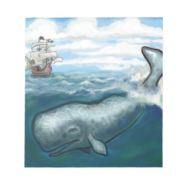 Whale Ho Notizblock (Vorderseite)