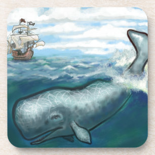 Whale Ho Untersetzer