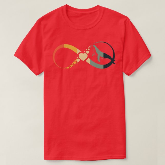 Whale Infinity Vintag T-Shirt (Design vorne)