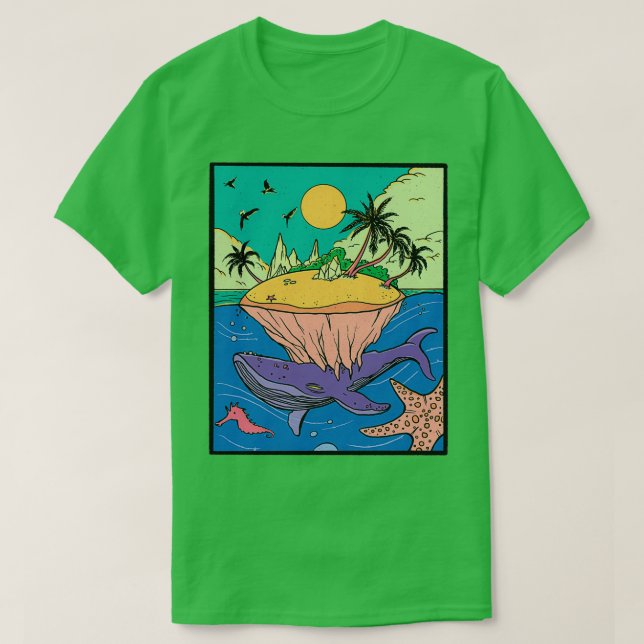 Whale Island Fantasy T-Shirt (Design vorne)