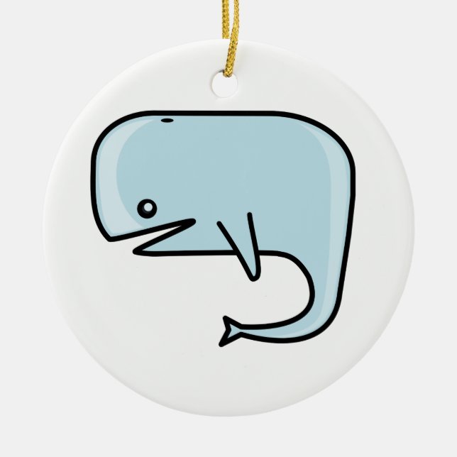 Whale Keramikornament (Vorne)