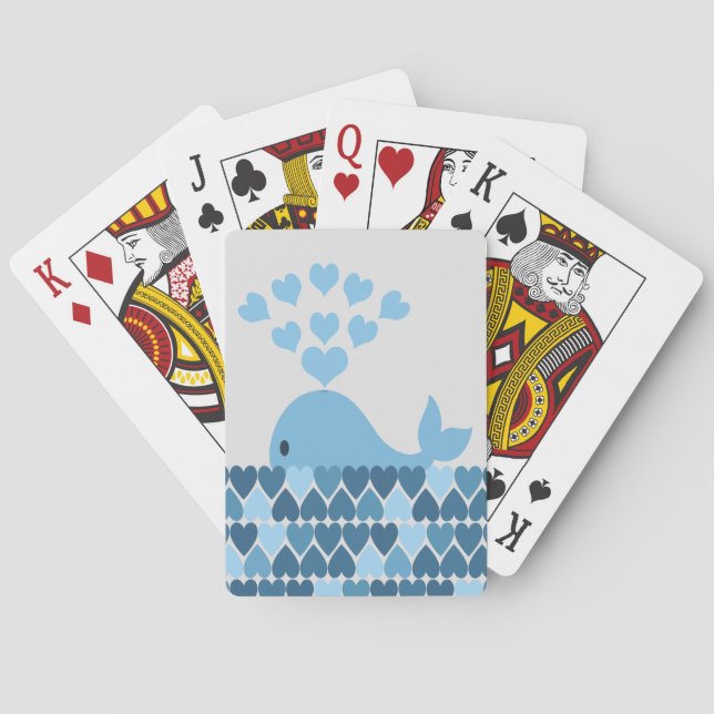Whale-Liebe Spielkarten (Rückseite)