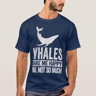Whale Lover Funny Whale Retro 1 T-Shirt