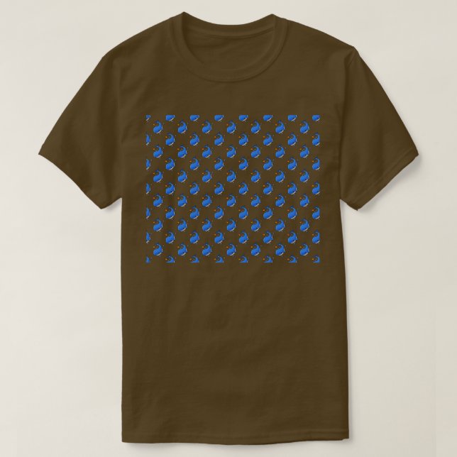 Whale Muster T-Shirt (Design vorne)