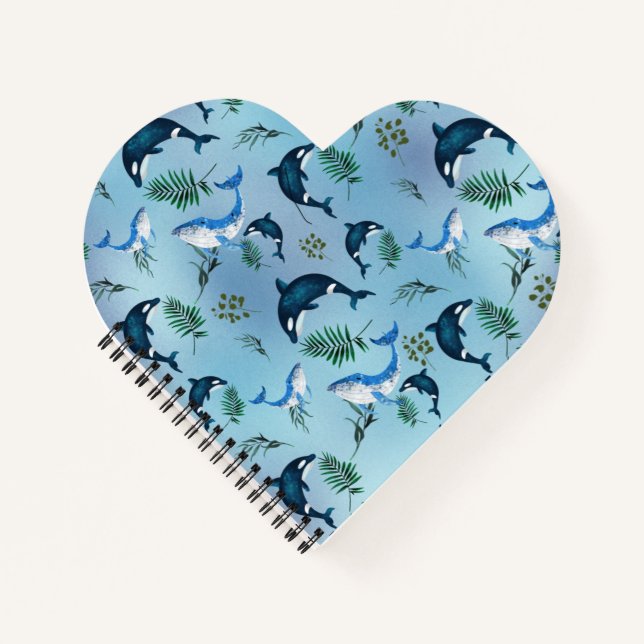 Whale-Notebook Notizbuch (Vorderseite)