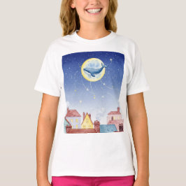 Whale on the Moon T-Shirt
