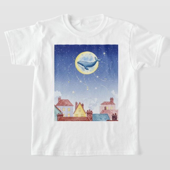 Whale on the Moon T-Shirt (Ablage )