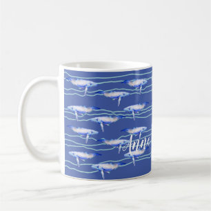 Whale Orca Wal Muster Ozeane Kaffeetasse
