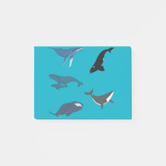 Whale Post-it Klebezettel