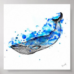 Whale Poster