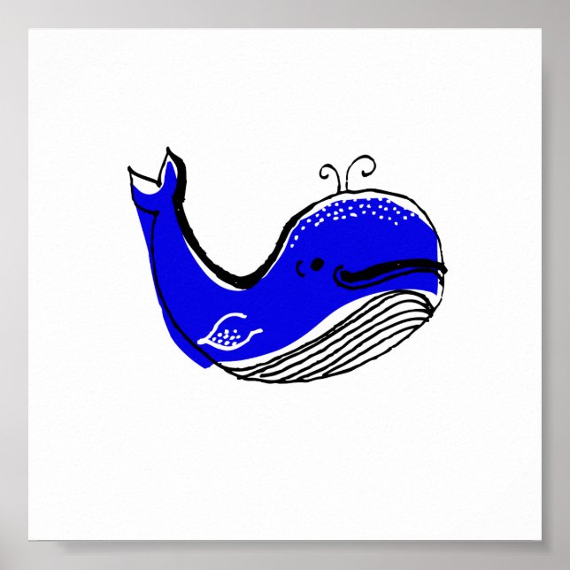 whale poster (Vorne)