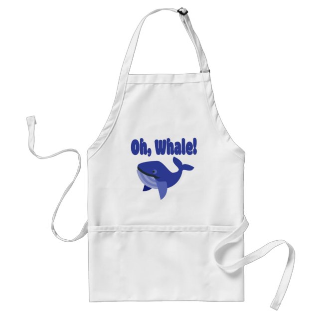 Whale Pun Funny Schürze (Vorne)