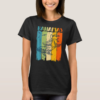 Whale Retro Bahamas Caribe Matching Friends Family T-Shirt