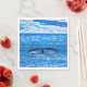 Whale Schwanz Deep Blue Ocean Serviette (Beispiel)