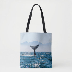 Whale Schwanz Seascape: Dramatisches Wasser. Tasche