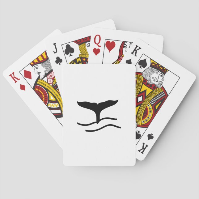 Whale Schwanz Spielkarten (Rückseite)