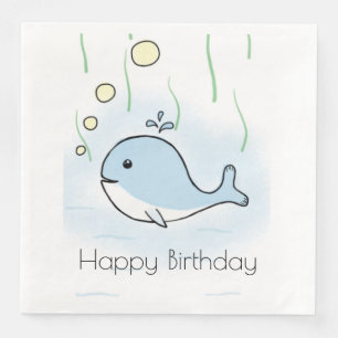 Whale Serviette