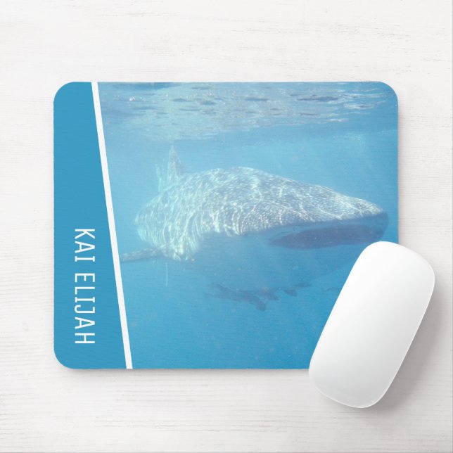 Whale Shark Australia Underwater Foto Mousepad (Mit Mouse)