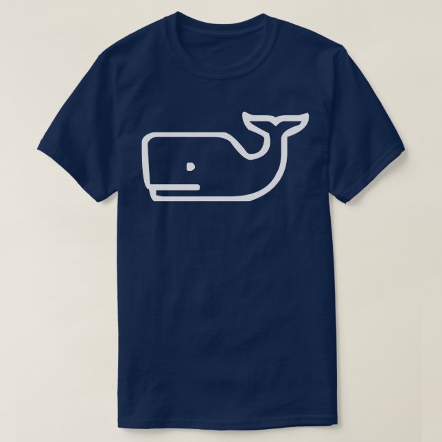 Whale Shark Beluga Orca Navy  T-Shirt (Design vorne)
