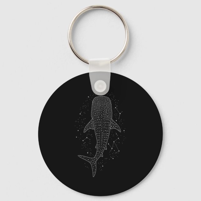 Whale Shark Constellation Marine Life For Animal L Schlüsselanhänger (Vorderseite)