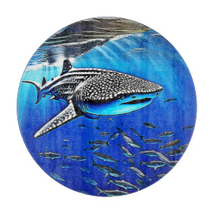 Whale Shark Majestät Design Schneidebrett