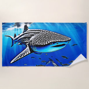 Whale Shark Majestät Design Strandtuch