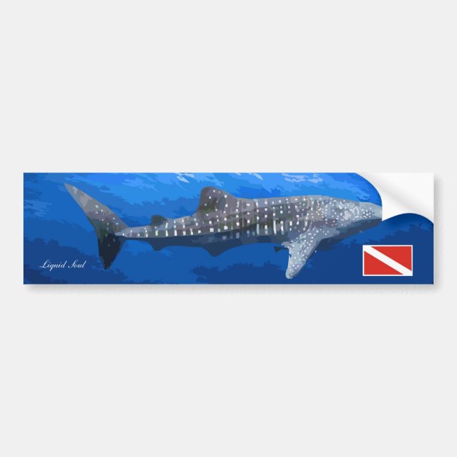 Whale Shark Sticker Autoaufkleber (Vorne)