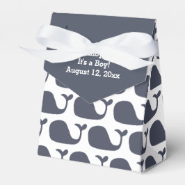 Whale Theme Baby Dusche Fevor Boxes Geschenkschachtel