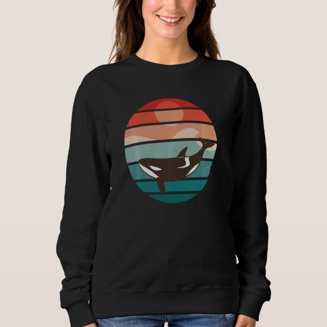 Whale underwater world ocean Orca Pul Hoodie 1 (Vorderseite)