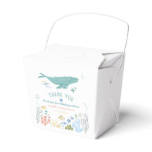 Whale unter der Sea Baby Dusche Danke