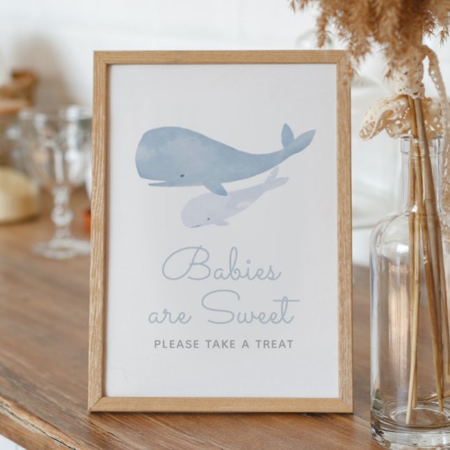 Whale unter der Sea Baby Dusche Süßigkeiten Lecker Poster (Von Creator hochgeladen)