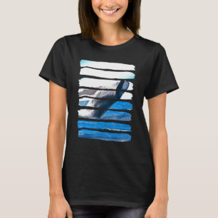 Whale Unterwasser Ozeane Natur Tiervergnügen F T-Shirt
