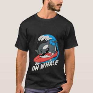 Whale V Neck T-Shirt