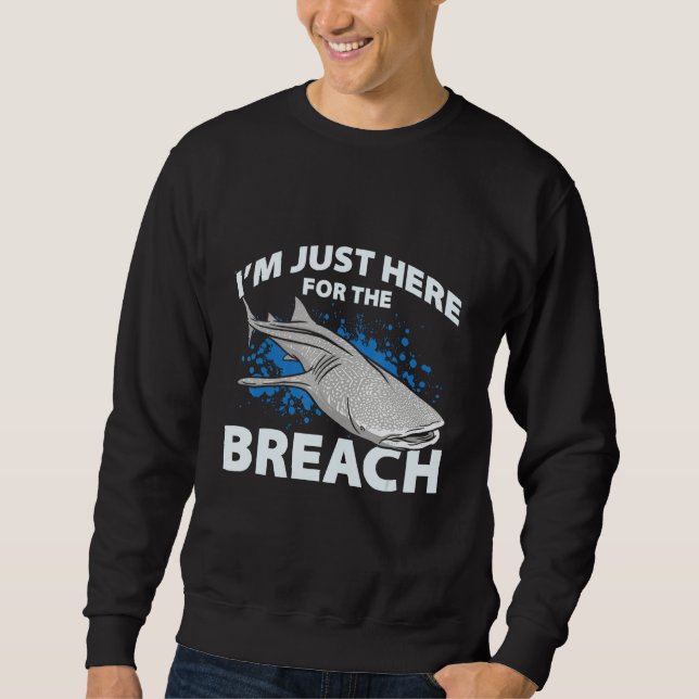 Whale Watching For Nature Enthusiast Wildlife  Tou Sweatshirt (Vorderseite)