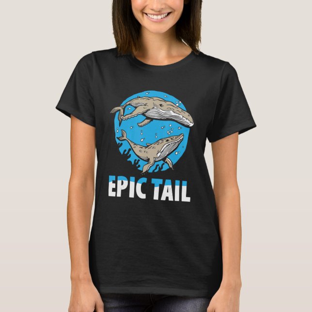 Whale Watching For Nature Enthusiast Wildlife  Tou T-Shirt (Vorderseite)