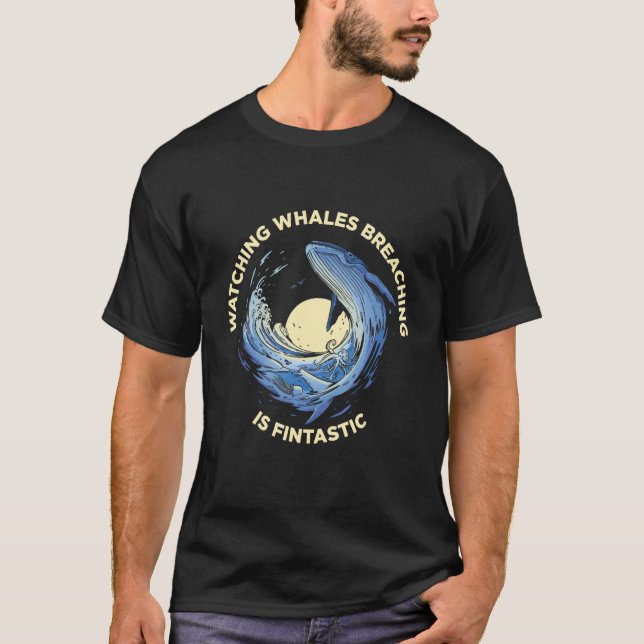 Whale Watching For Nature Enthusiast Wildlife  Tou T-Shirt (Vorderseite)