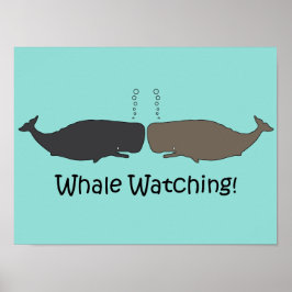 Whale Watching Fun Poster