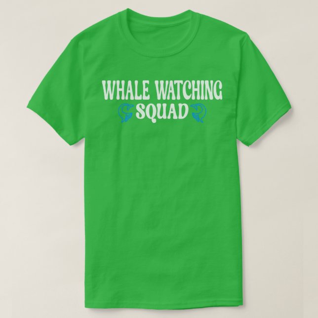 Whale watching Squad 10 T-Shirt (Design vorne)