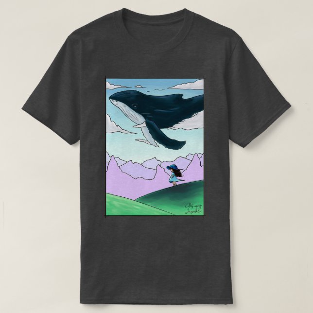 Whale Watching T-Shirt (Design vorne)