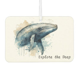 Whale Wonder für Wasserfarben, kundenspezifisch Autolufterfrischer