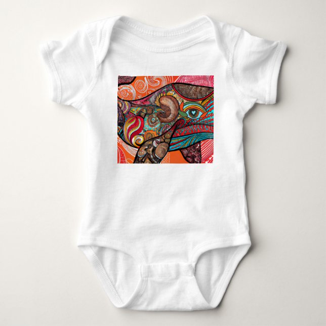 Whale Wow Baby Strampler (Vorderseite)