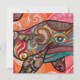 Whale Wow Feiertagskarte