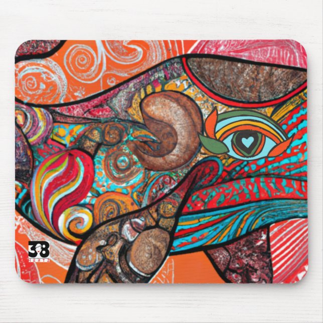 Whale Wow Mousepad (Vorne)