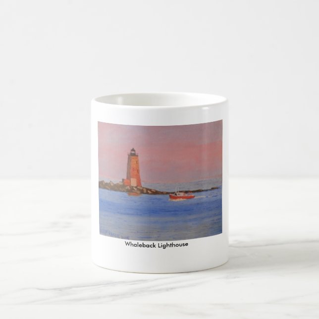 Whaleback Leuchtturm Kaffeetasse (Mittel)