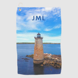 Whaleback Lighthouse Golfhandtuch