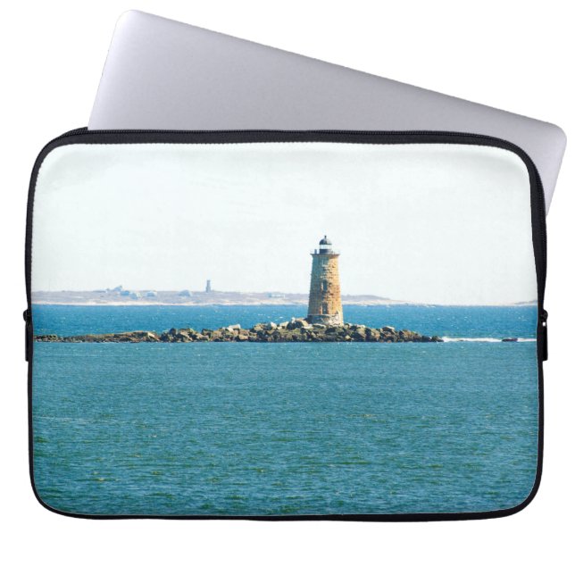 Whaleback Lighthouse Laptopschutzhülle (Vorderseite)
