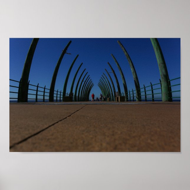 Whalebone Pier Umhlanga Durban SA Poster (Vorne)
