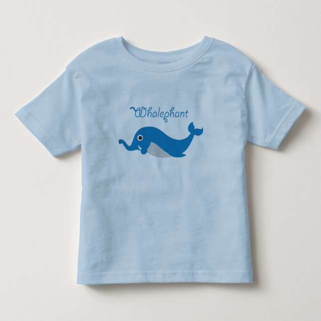 Whalephant Kleinkind T Kleinkind T-shirt (Vorderseite)