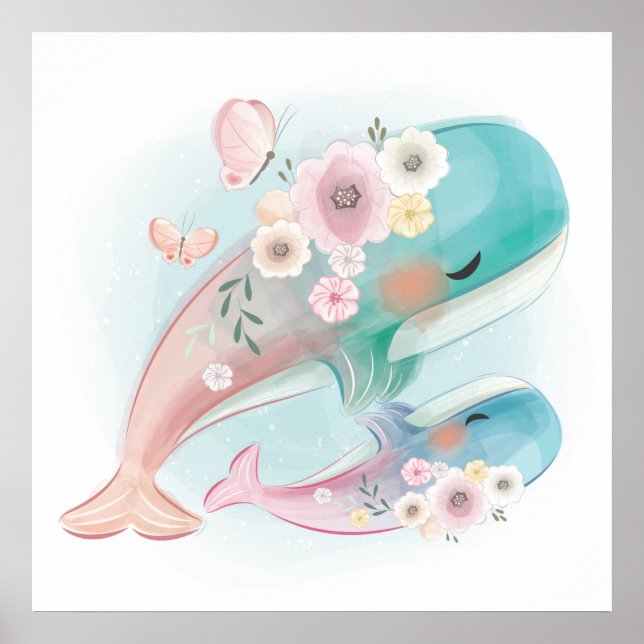 Whales Poster (Vorne)