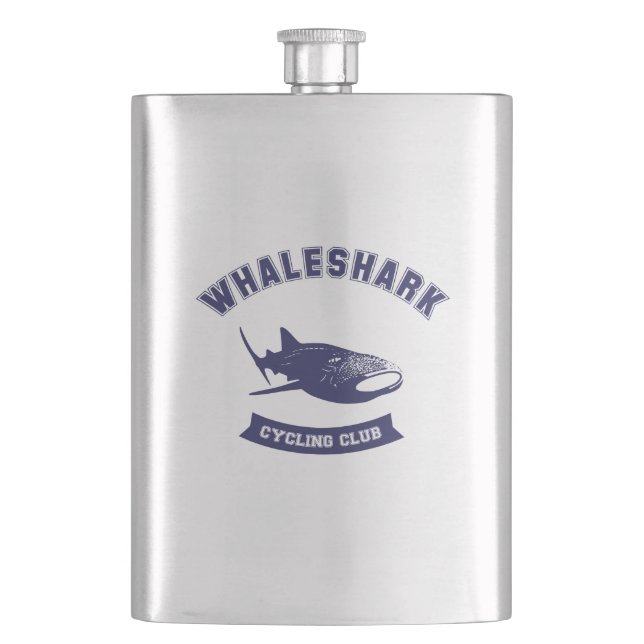 Whaleshark Radclub Flachmann (Vorderseite)